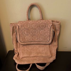 Tan Back pack purse